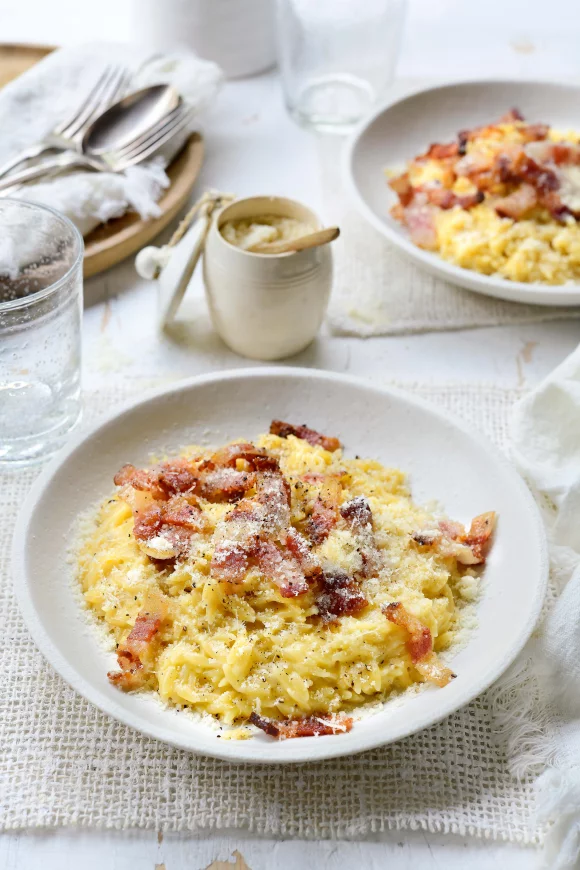 Orzo alla Carbonara
