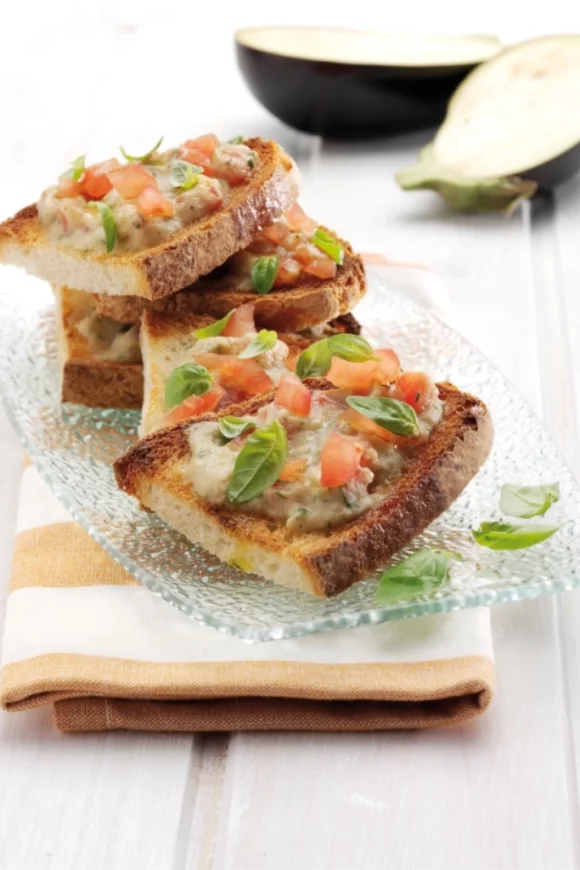 Bruschetta met gegrilde kip