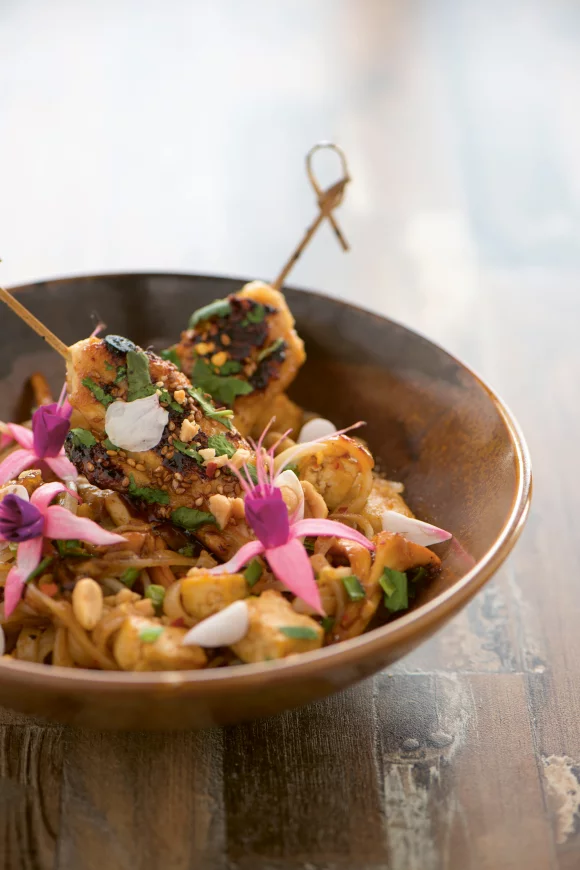 Pad Thai met satés
