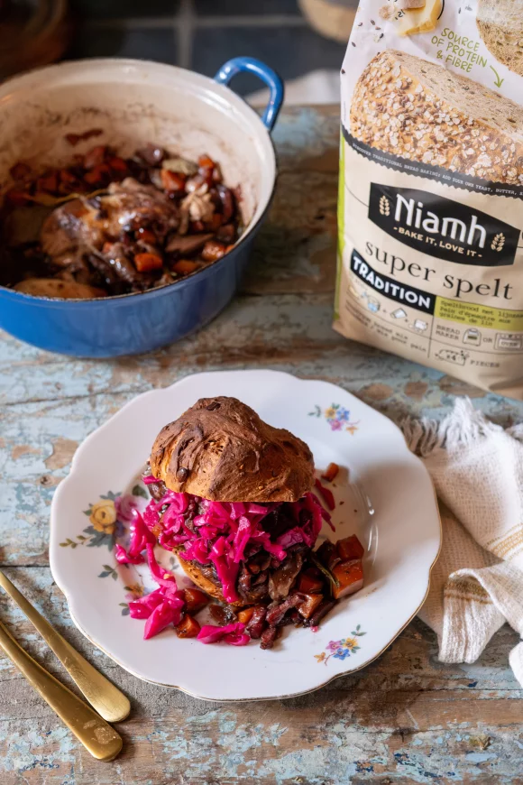 Broodje coq au vin