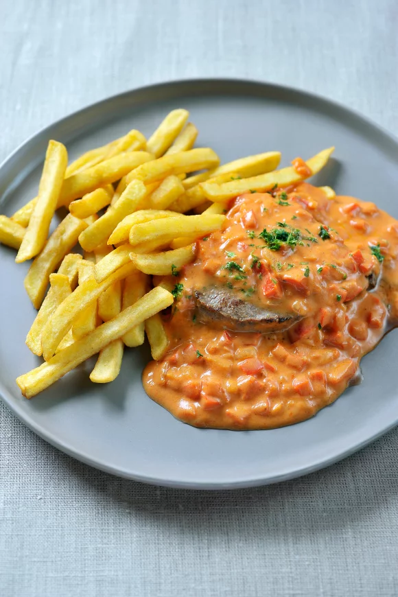 Steak stroganoff