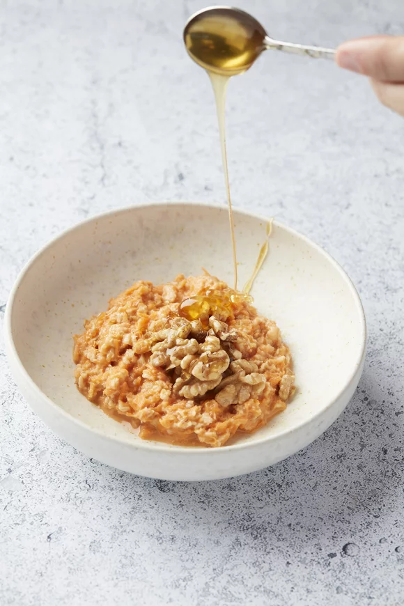 Carrot cake havermoutpap