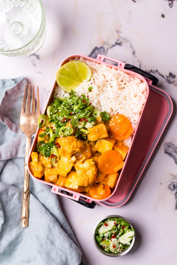 Thaise curry met tofu