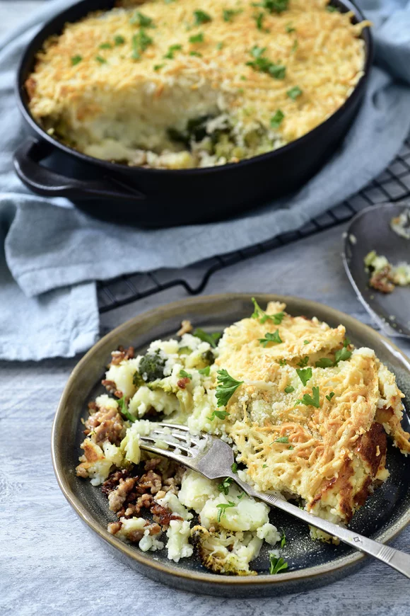 Ovenschotel met broccoli en gehakt