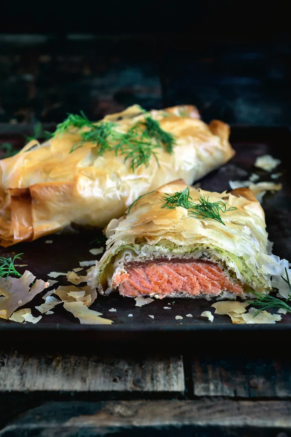 Zalm en croûte