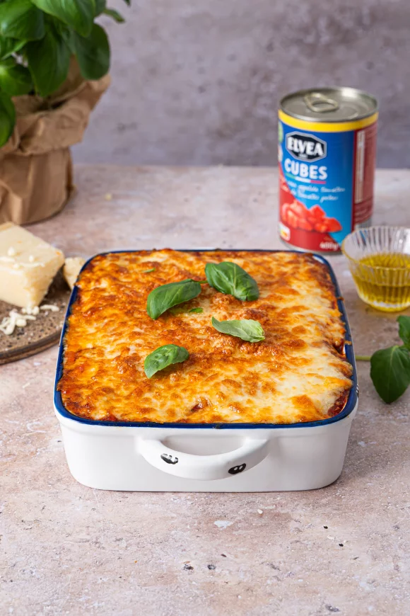 Meatball bake met nduja en mozzarella