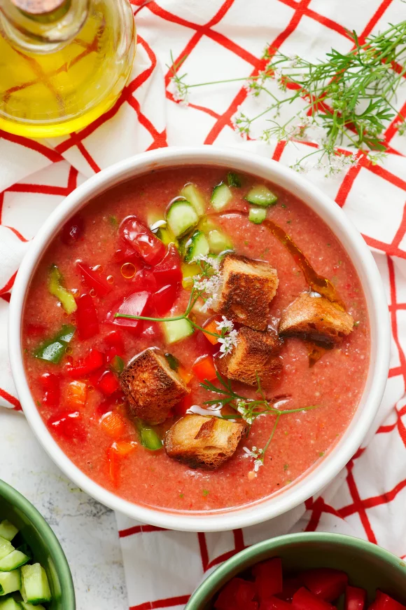 Gazpacho met balsamicoazijn