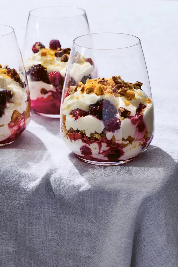 Bessentrifle met pecan