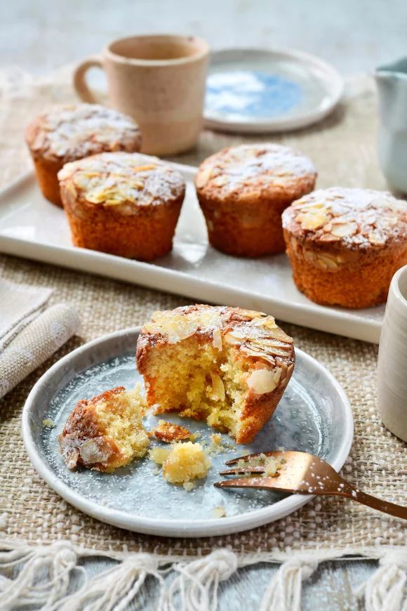 Amandel-croissant muffins