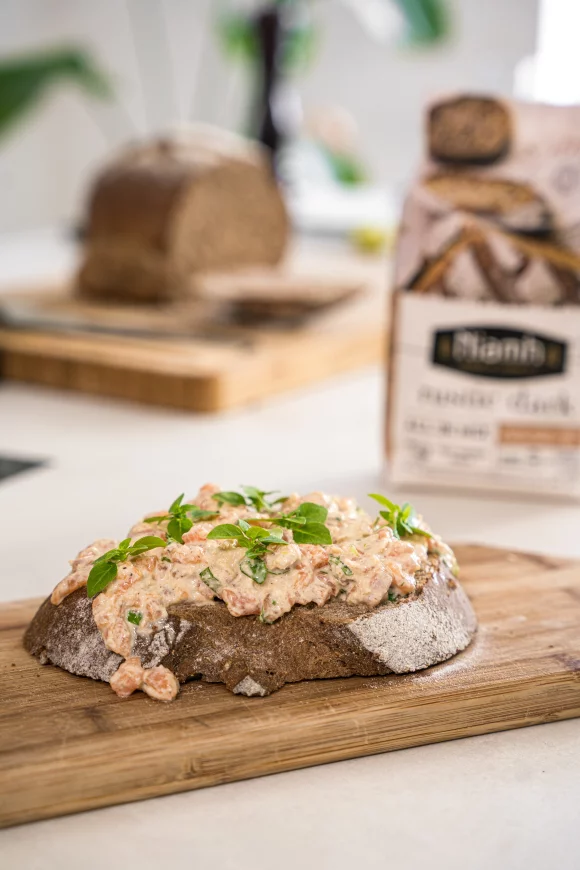 Boterham met zalmtartaar