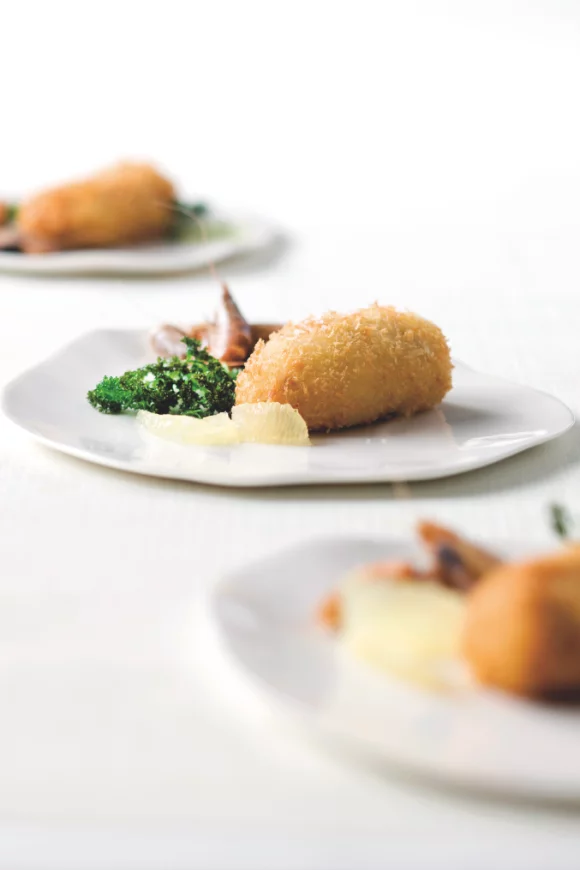 Ambachtelijke garnaalkroketten