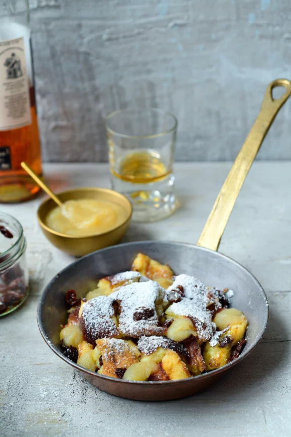 Kaiserschmarrn met rumrozijnen