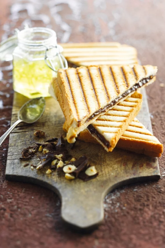 Croque chocolade met hazelnoten