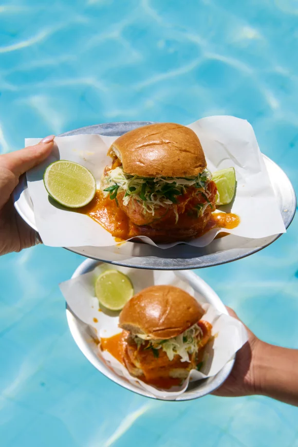 Braziliaanse visburgers