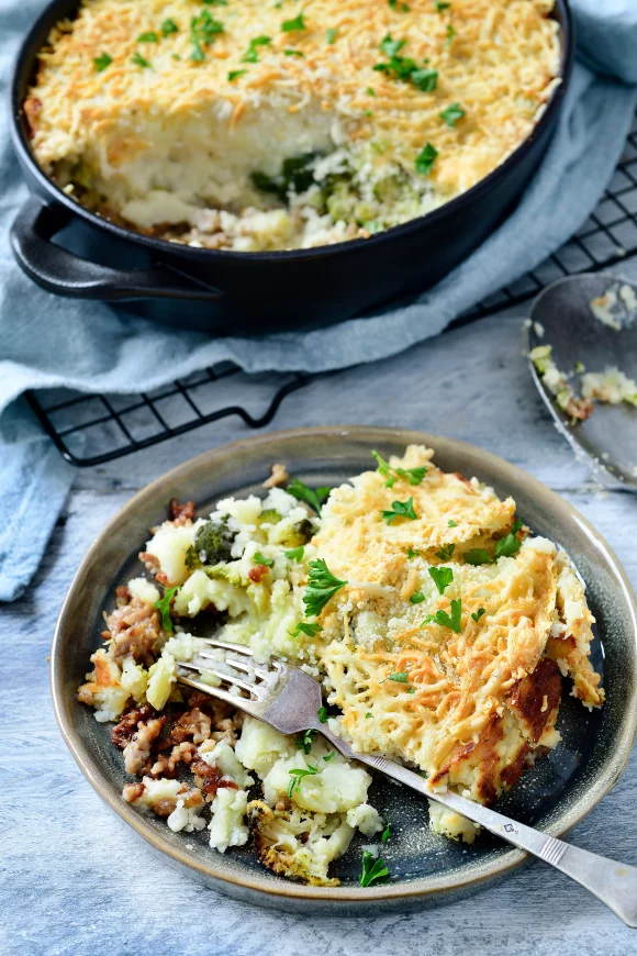 Ovenschotel met broccoli en gehakt