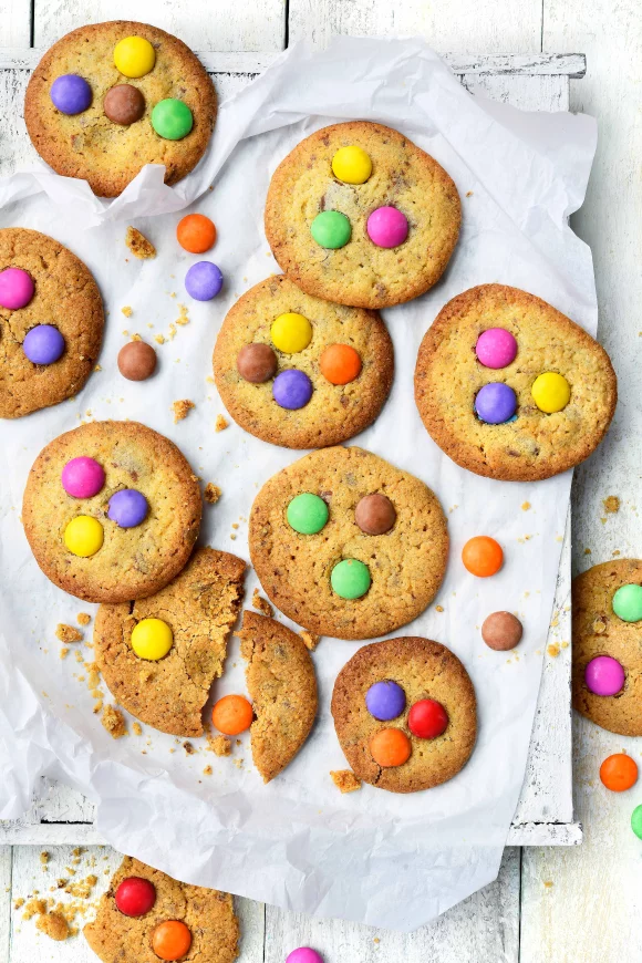 M&M chocolade cookies