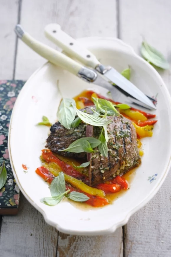 Aziatisch getinte bizonsteak