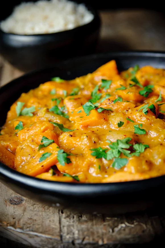 Pittige pompoencurry
