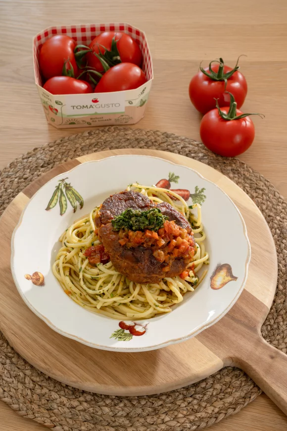 Ossobuco met linguine en gremolata