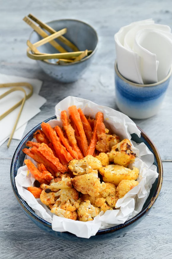 Crispy wortelfrietjes