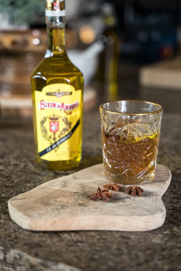 Winterse appelthee cocktail