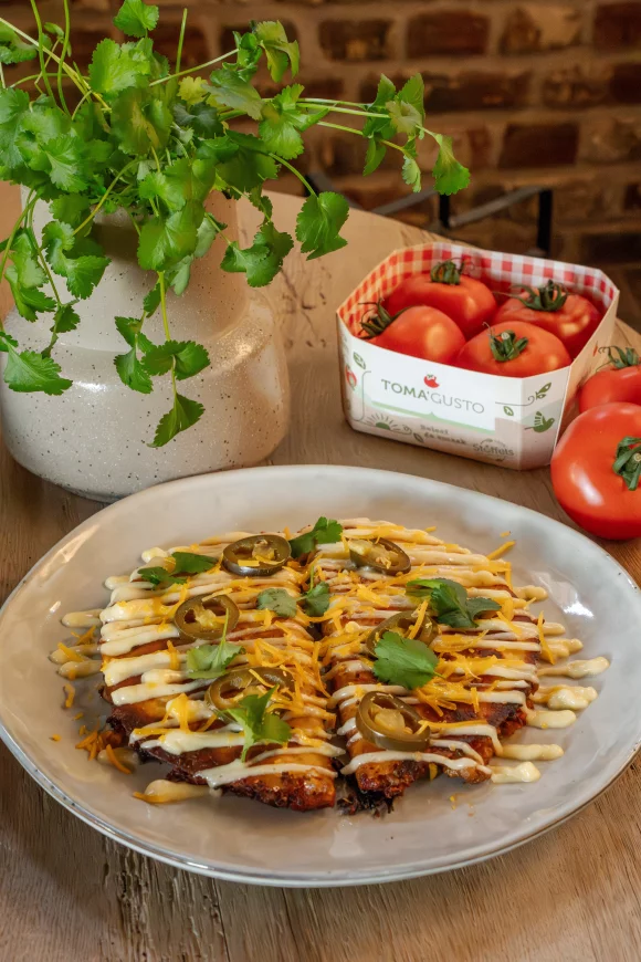 Quesadilla “burrito style” met aioli