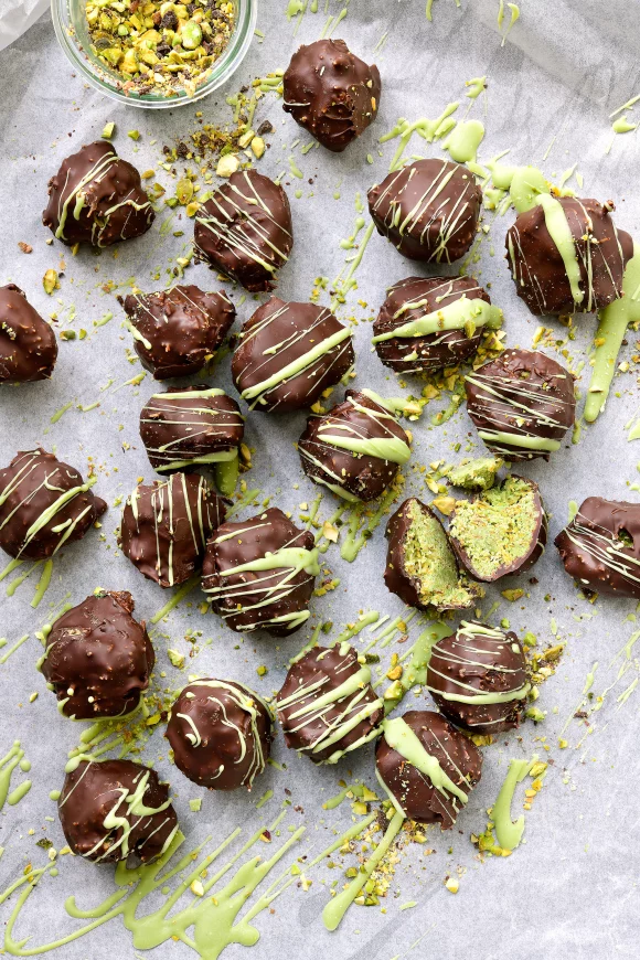 Dubai chocolate balls (viral TikTok recept)