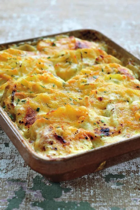 Gratin Dauphinois van vergeten groenten
