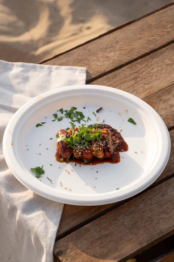 Spiesjes met paling en merguez