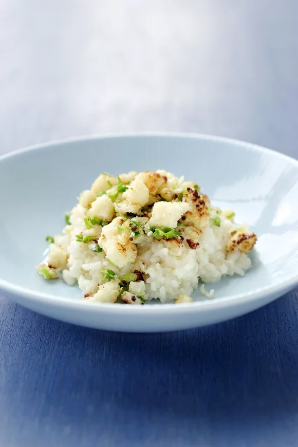 Risotto van geroosterde bloemkool
