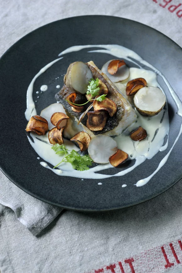 Skrei met aardpeer