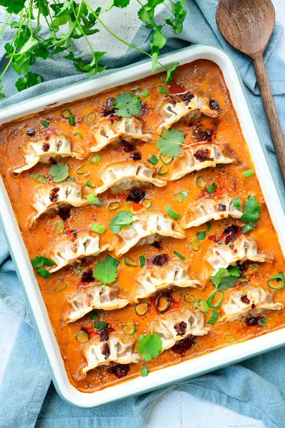 Dumpling bake (viral TikTok recept)