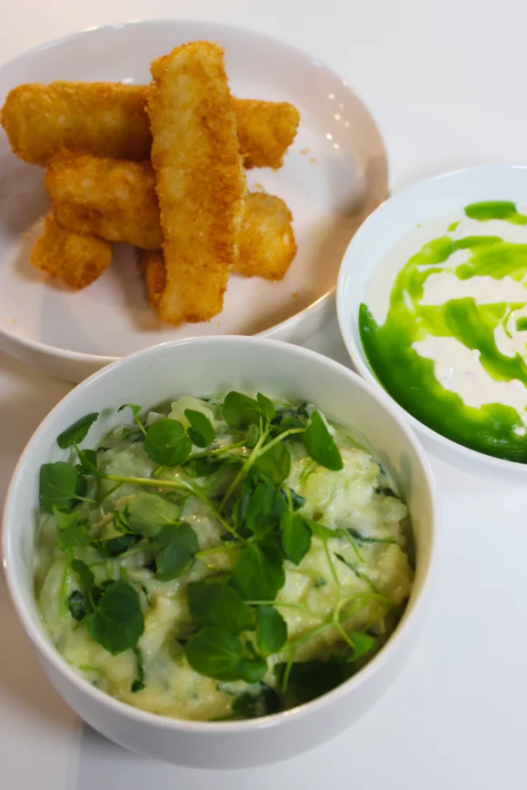 Fishsticks met brandade