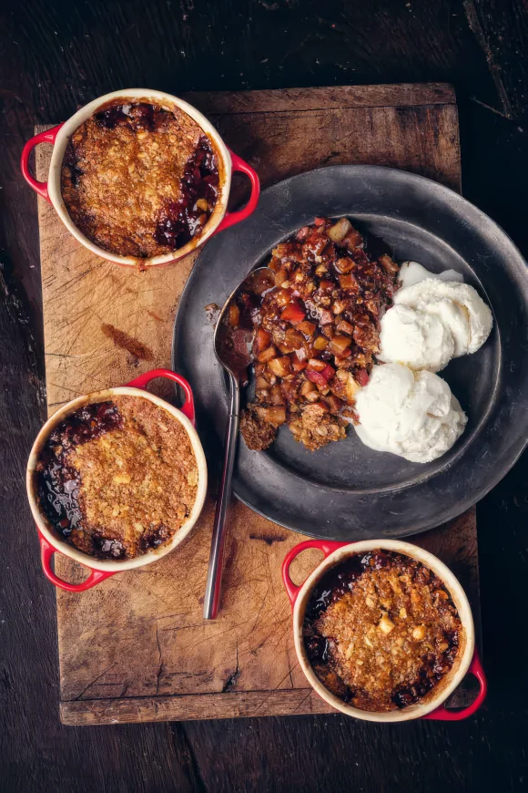 Appeltaartjes uit de airfryer met kaneel en amandel