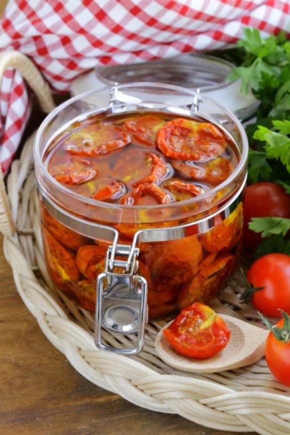 Gekonfijte tomaten