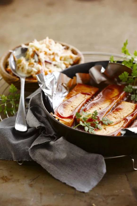 Tofu op de barbecue