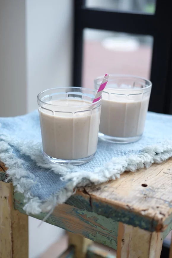 Banaan-cashew smoothie