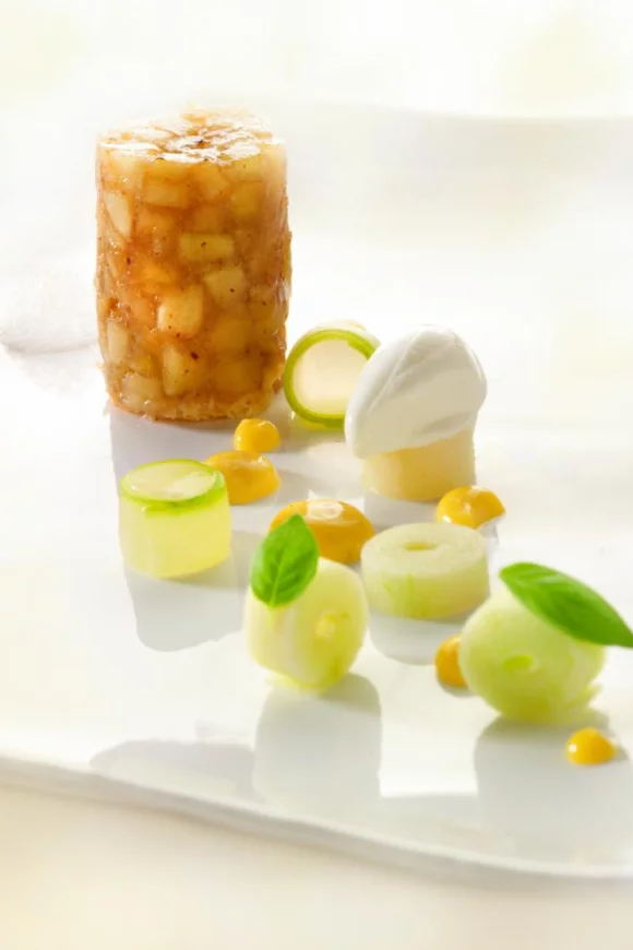 Appeltaartje met ijsthee