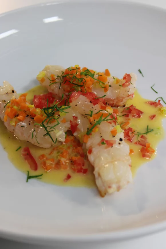 Langoustines in blanke boter