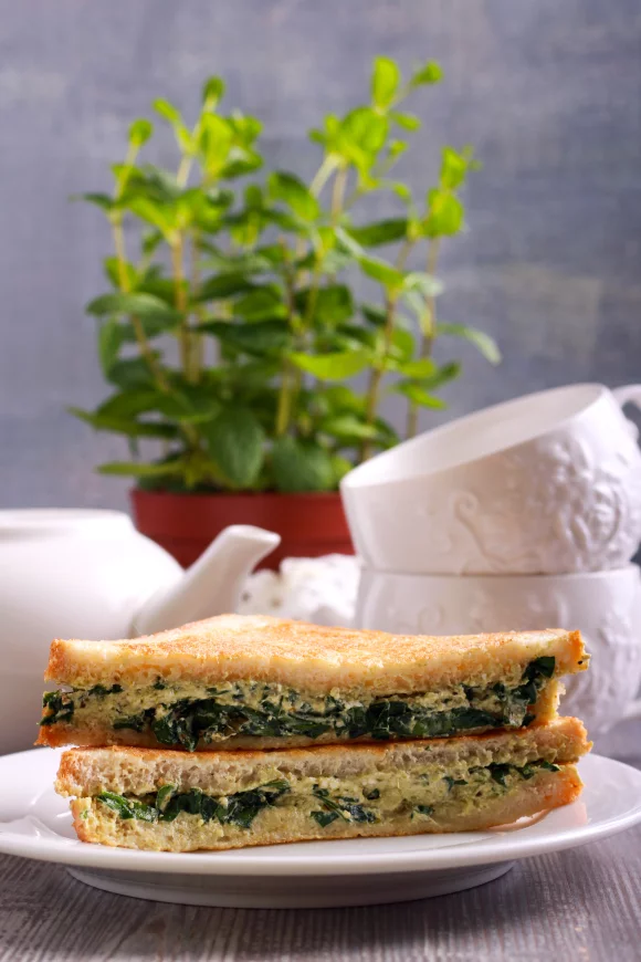 Croque met kruidencrème