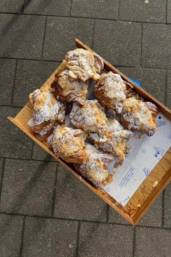 Amandelcroissants