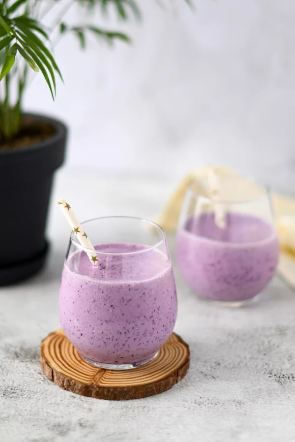 Smoothie van bosbessen
