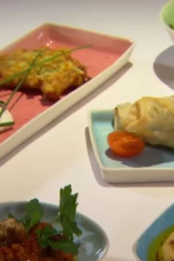 Turkse mezze tabagi-schotel