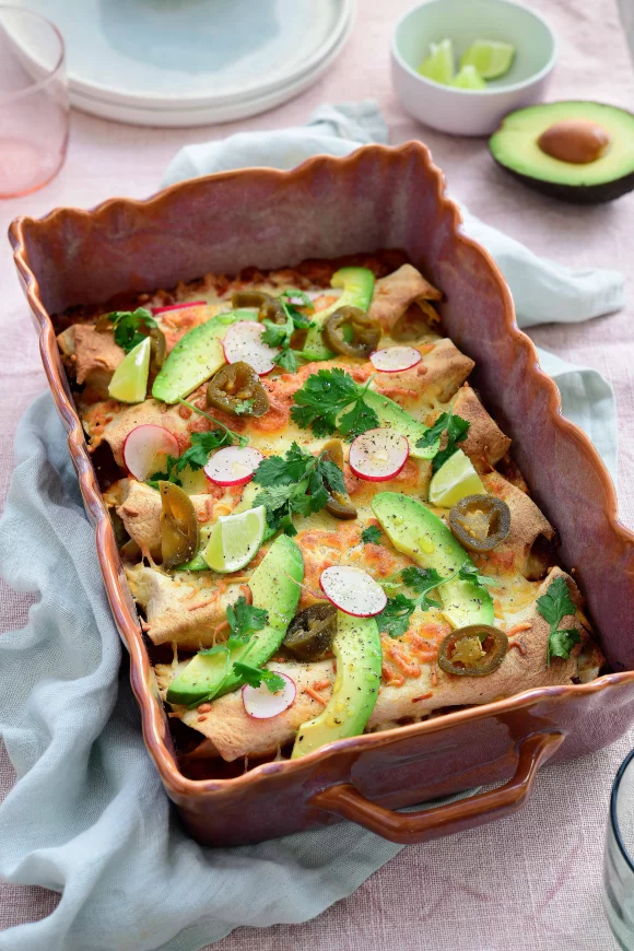 Enchiladas met kip