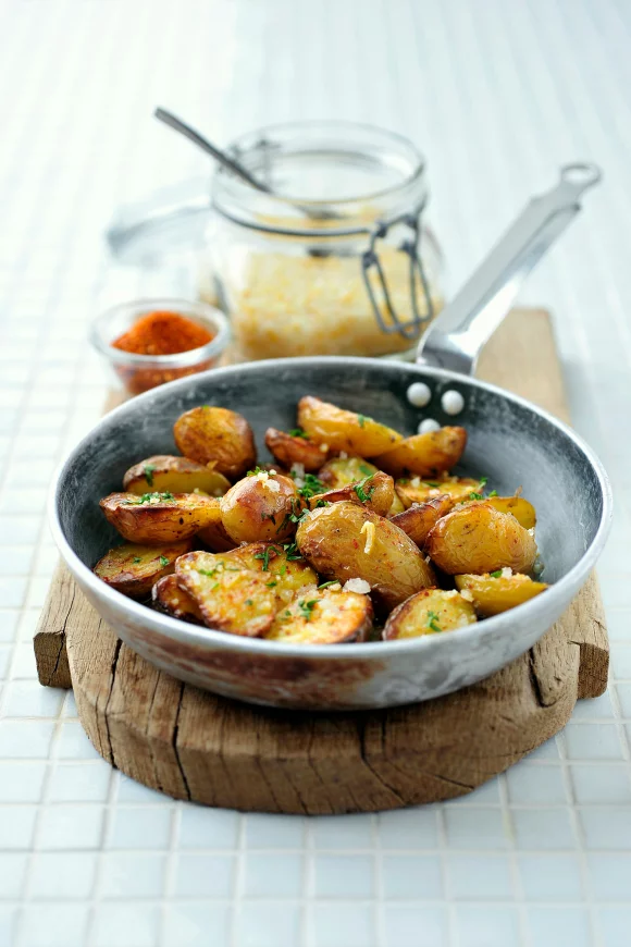 Aardappeltjes met piment d'espelette