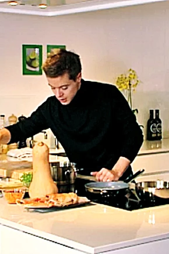 Gebakken langoustines met quinoa en butternutpompoen