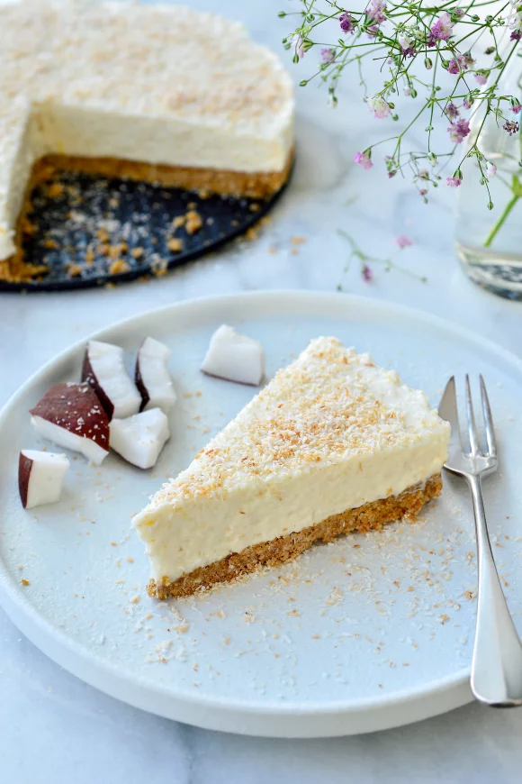 No bake kokos cheesecake