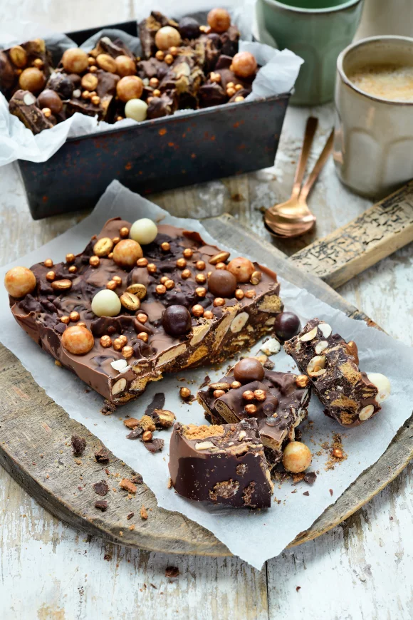 Feestelijke rocky road