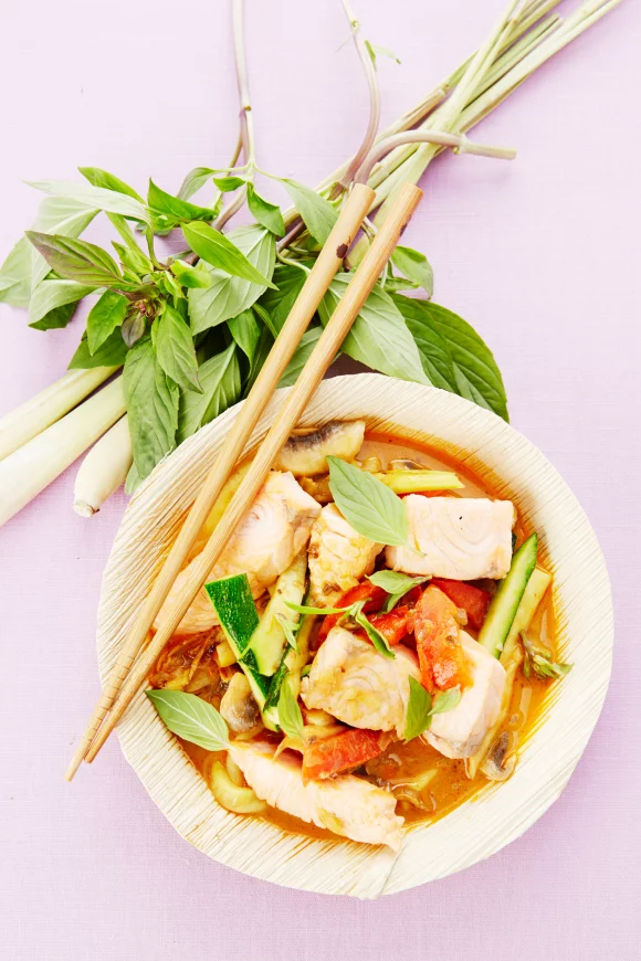 Zalm met curry