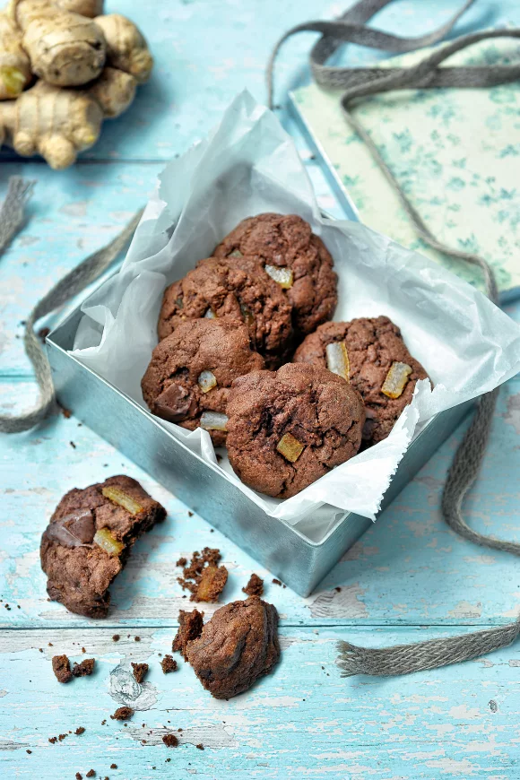 Chocolade-gemberkoekjes